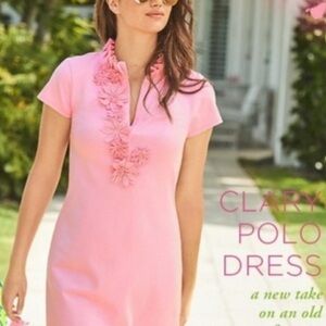 Lilly Pulitzer Pink Clary Polo Dress
